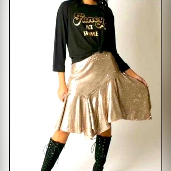 Joyfolie Mia Joy Carol Skirt Sequin - Picture 1 of 6